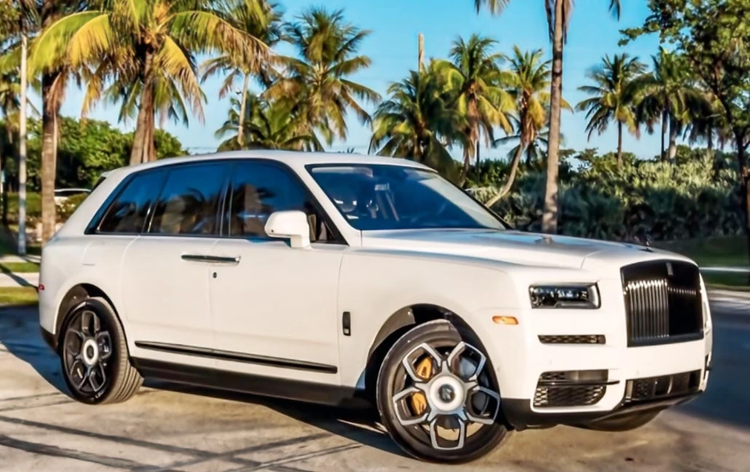 Rolls-Royce Cullinan Black Badge photographed in Miami